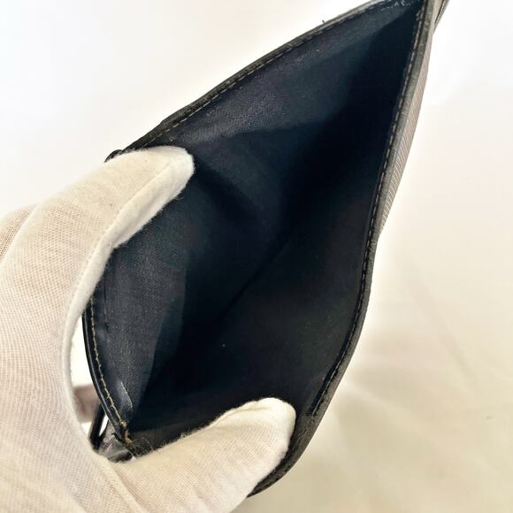 FENDI Penguin Strips Vintage Wallet Purse Canvas Leather Brown - Picture 11 of 13